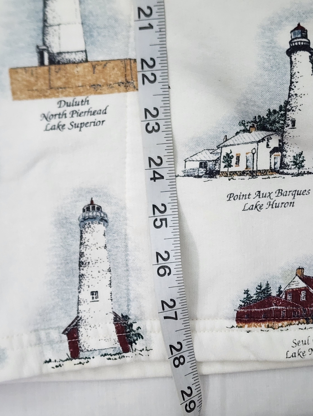 Vintage Art Unlimited Brand Lighthouse Graghic Cardigan Sweatshirt Size Large - Picture 5 of 12